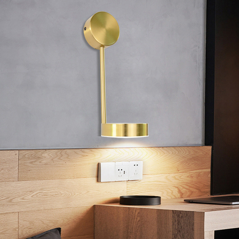 Bedside Wall Lamp with Rotary Key Switch