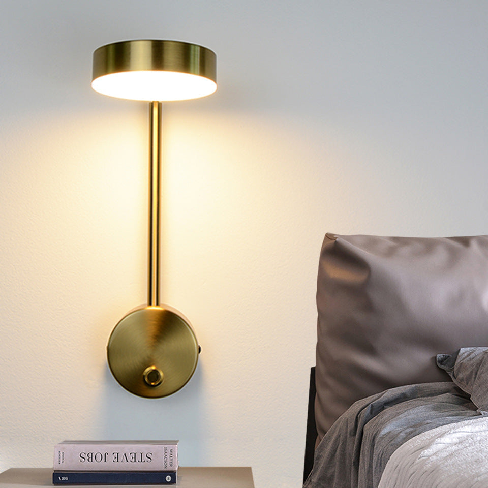 Bedside Wall Lamp with Rotary Key Switch