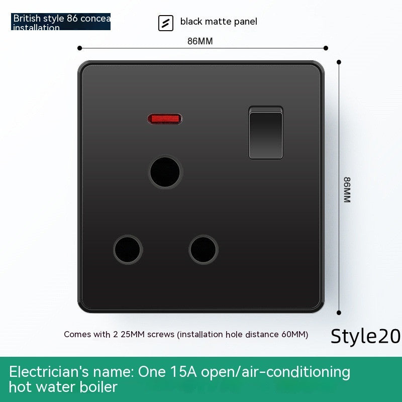 British British Standard Multi-Use Hong Kong Version Switches And Sockets