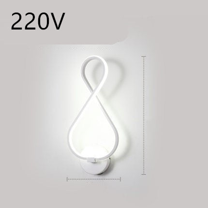 Nordic Minimalist LED Wall Lamp – Perfect for Bedrooms and Bedside