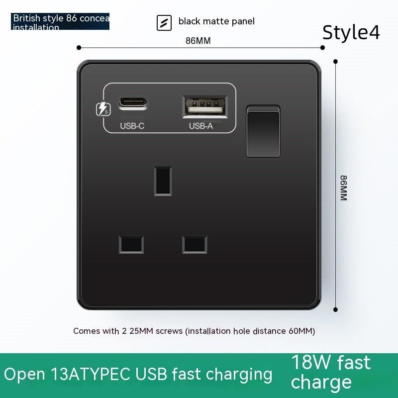 British British Standard Multi-Use Hong Kong Version Switches And Sockets