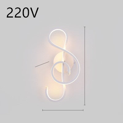 Nordic Minimalist LED Wall Lamp – Perfect for Bedrooms and Bedside