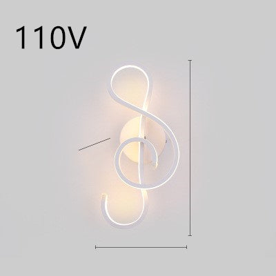 Nordic Minimalist LED Wall Lamp – Perfect for Bedrooms and Bedside