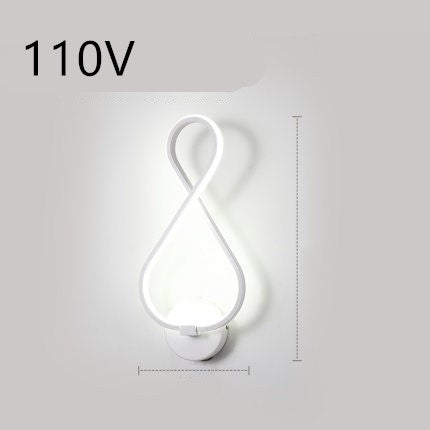 Nordic Minimalist LED Wall Lamp – Perfect for Bedrooms and Bedside