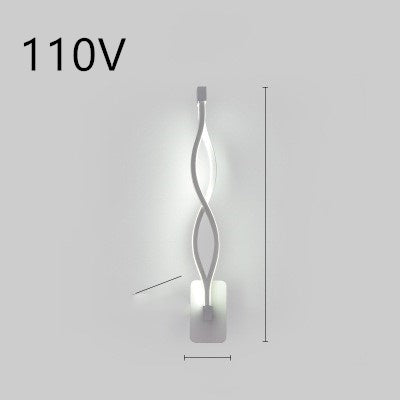 Nordic Minimalist LED Wall Lamp – Perfect for Bedrooms and Bedside