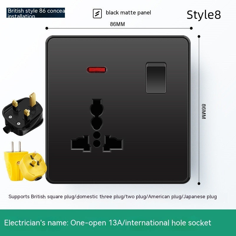 British British Standard Multi-Use Hong Kong Version Switches And Sockets