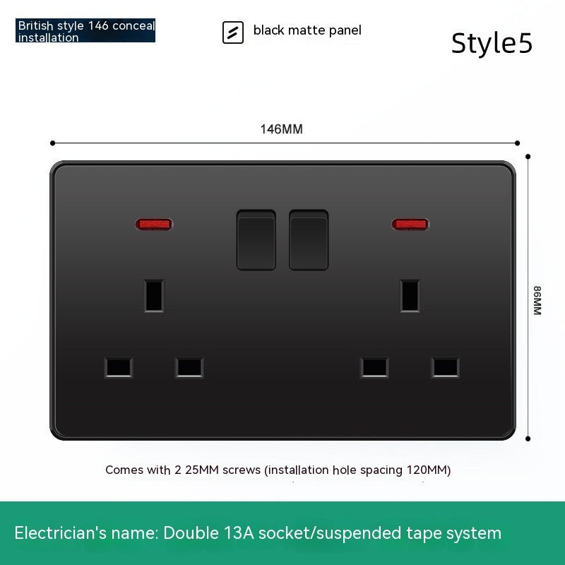 British British Standard Multi-Use Hong Kong Version Switches And Sockets