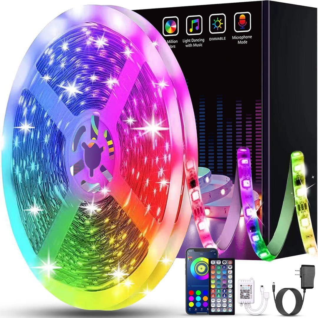 Music Light Belt Set With Seven Colored Light Strips Intelligent